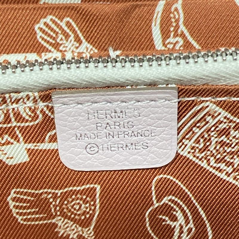 Hermes Long Wallet Azap Long Silk in Mauve Pale