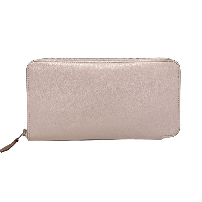 Hermes Long Wallet Azap Long Silk in Mauve Pale