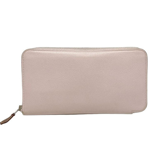 Hermes Long Wallet Azap Long Silk in Mauve Pale