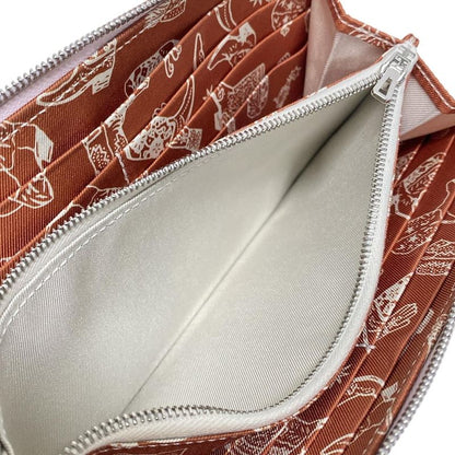 Hermes Long Wallet Azap Long Silk in Mauve Pale