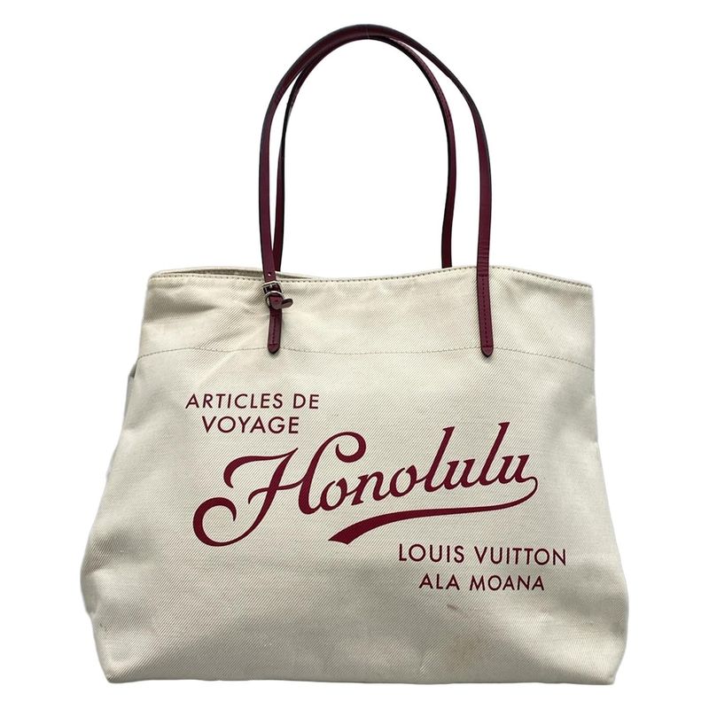 Louis Vuitton Tote Bag Cabas GM M48998 Natural Haw Aii Limited Hono Lou Leather