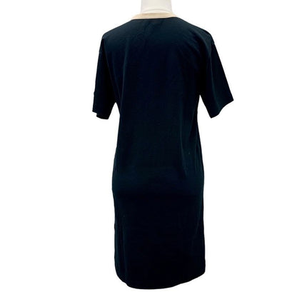 Louis Vuitton Dress Cotton Black Logo