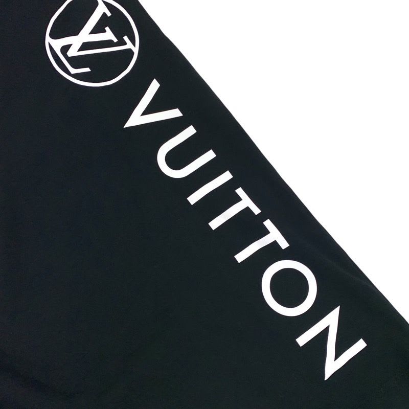Louis Vuitton Dress Cotton Black Logo