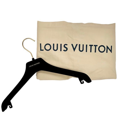 Louis Vuitton Monogram Dress White Blue Sleeveless Tweed