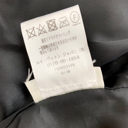 Louis Vuitton Monogram Dress White Blue Sleeveless Tweed
