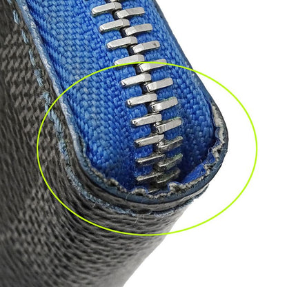 Louis Vuitton Wallet Men's Brand Long Wallet Damier Graphite Canvas Portefeuille