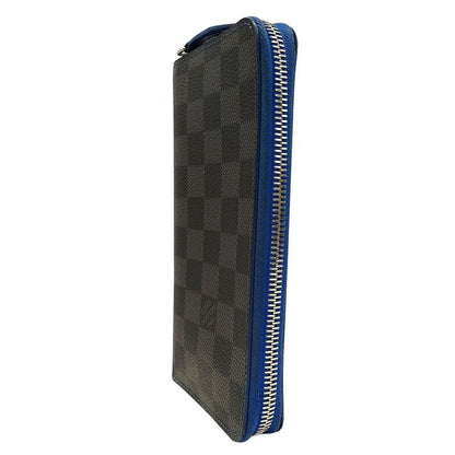 Louis Vuitton Wallet Men's Brand Long Wallet Damier Graphite Canvas Portefeuille