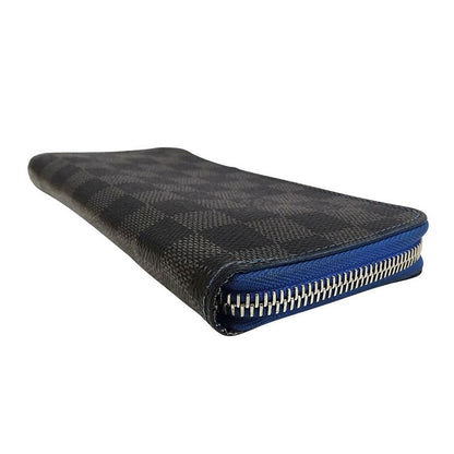 Louis Vuitton Wallet Men's Brand Long Wallet Damier Graphite Canvas Portefeuille
