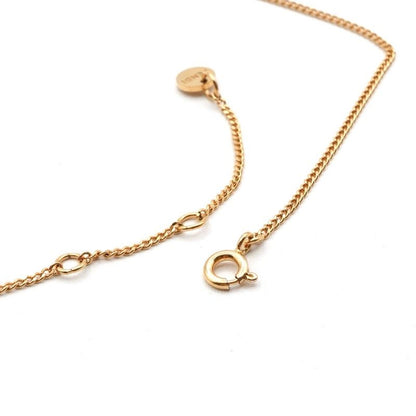 Fendi Orlock Necklace Gold Pearl