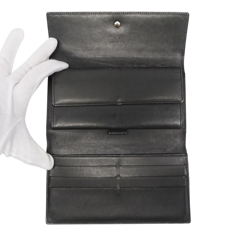 Louis Vuitton Wallet Men's Brand Long Wallet Monogram Matt Porto Tresor