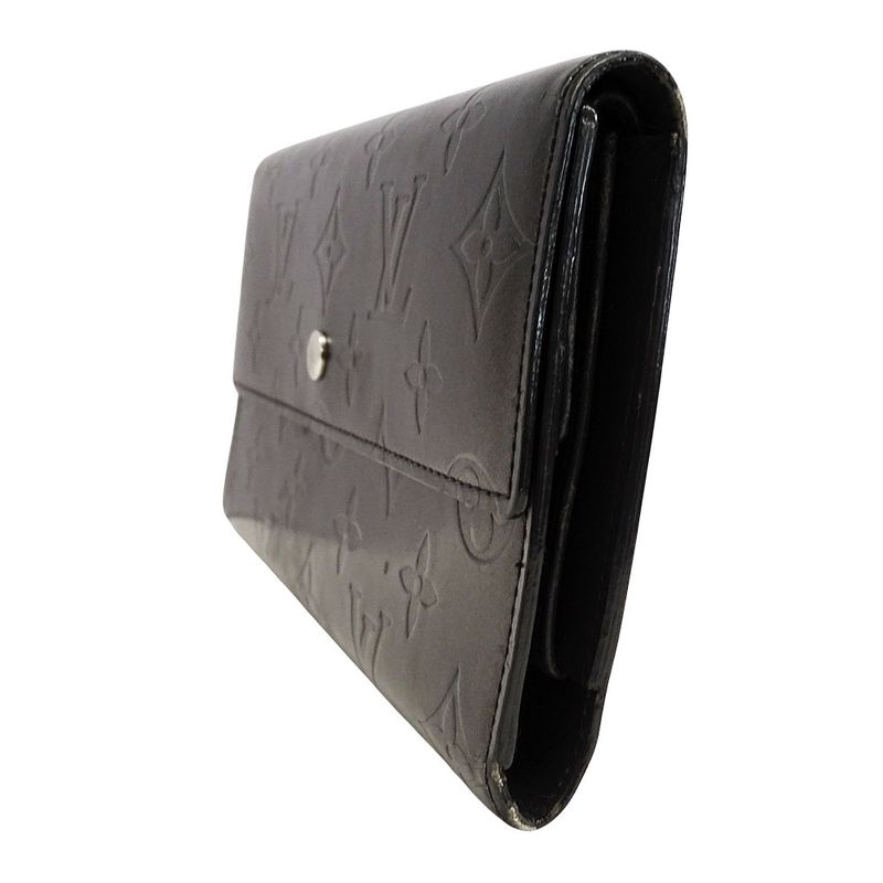 Louis Vuitton Wallet Men's Brand Long Wallet Monogram Matt Porto Tresor