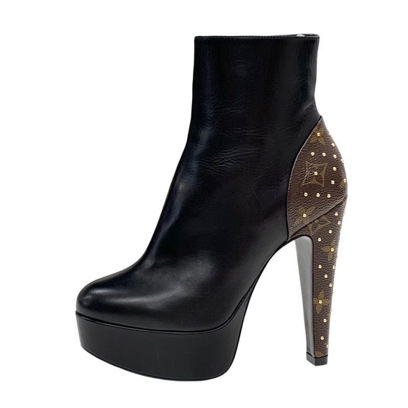 Louis Vuitton Boots Short Boots Ankle Boots After Glow Line Monogram Studs
