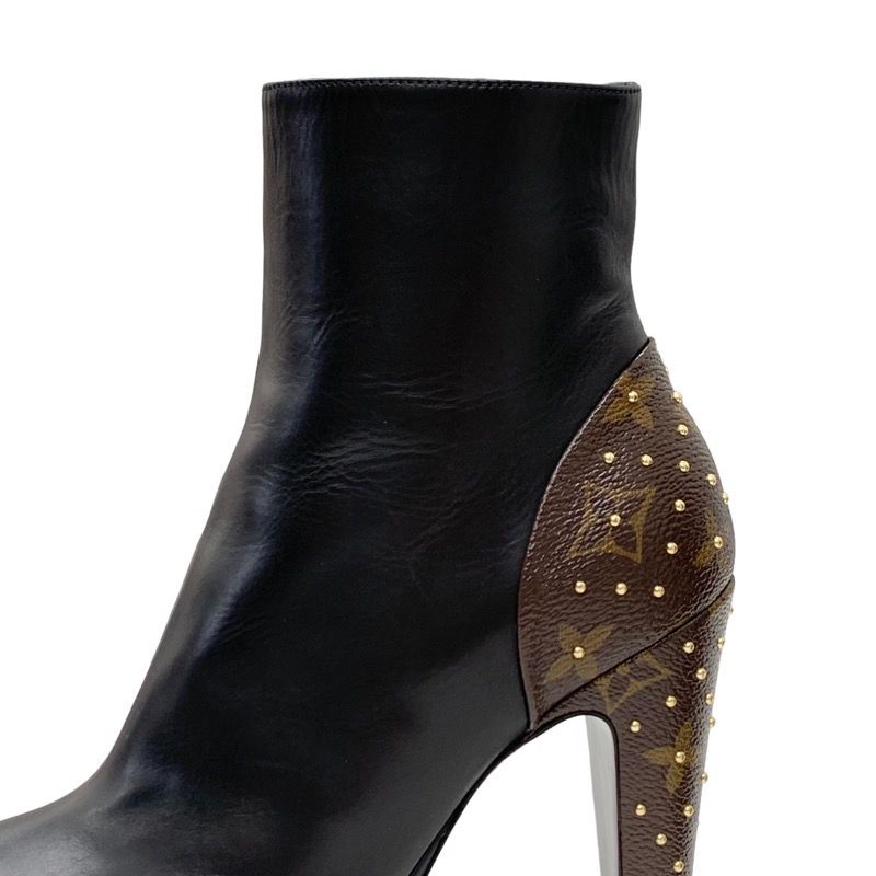 Louis Vuitton Boots Short Boots Ankle Boots After Glow Line Monogram Studs