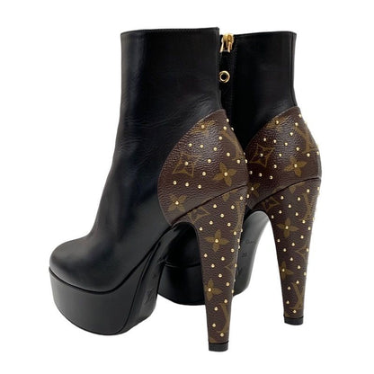 Louis Vuitton Boots Short Boots Ankle Boots After Glow Line Monogram Studs