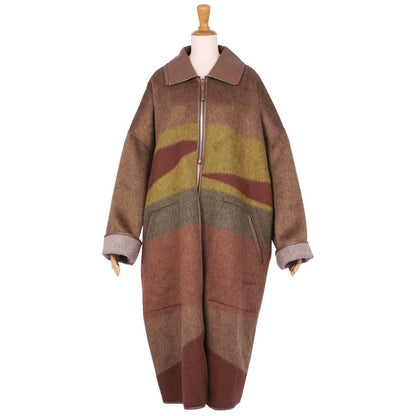 Hermes 2022 Long Coat Zip Up Double