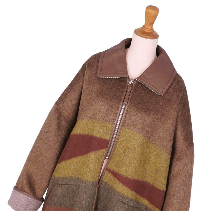 Hermes 2022 Long Coat Zip Up Double