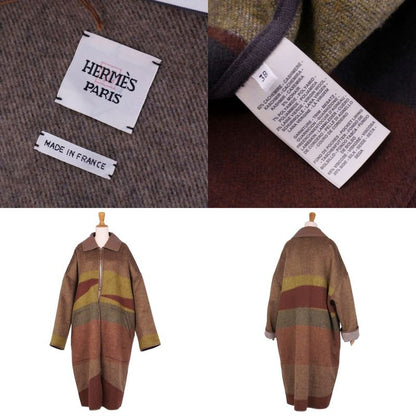 Hermes 2022 Long Coat Zip Up Double