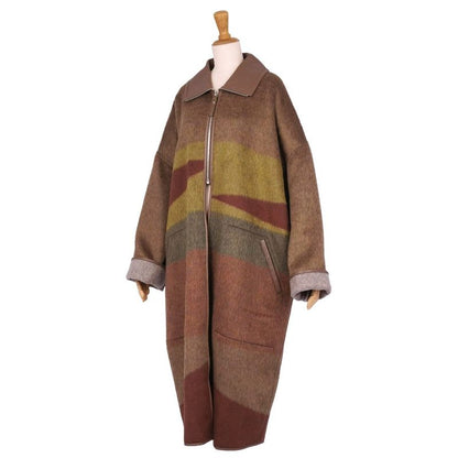 Hermes 2022 Long Coat Zip Up Double