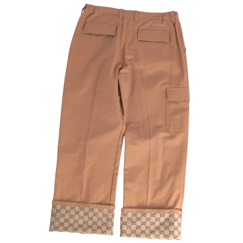 Gucci Pants Long GG Pattern Cotton Bottoms Men