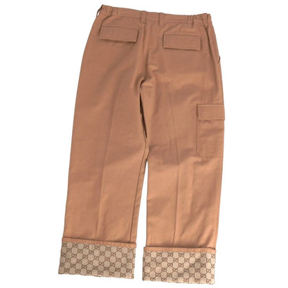 Gucci Pants Long GG Pattern Cotton Bottoms Men