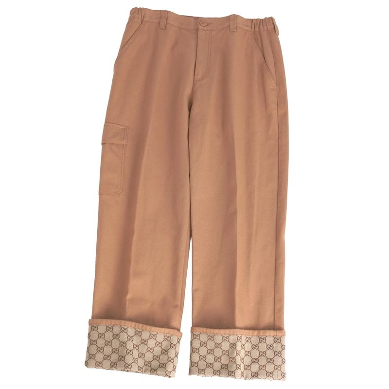 Gucci Pants Long GG Pattern Cotton Bottoms Men