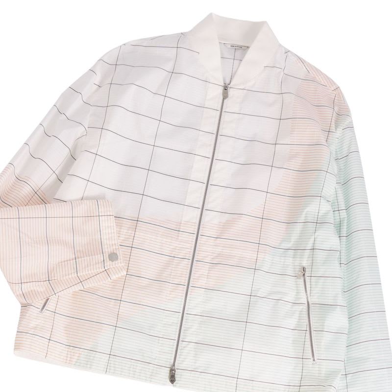 Hermes Jacket 22 SS Blouson Zip Up Check