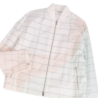 Hermes Jacket 22 SS Blouson Zip Up Check