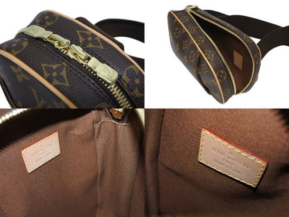 Louis Vuitton Pochette Gange Shoulder Bag Monogram Brown Gold — view 8