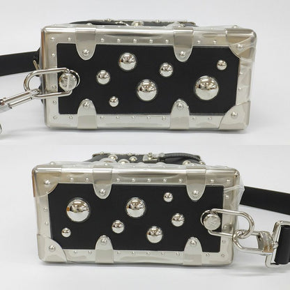 Louis Vuitton Lv×yk Side Trunk M21668 Black Yayoi Kusama Handbag One