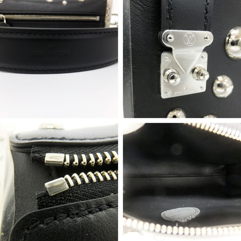 Louis Vuitton Lv×yk Side Trunk M21668 Black Yayoi Kusama Handbag One