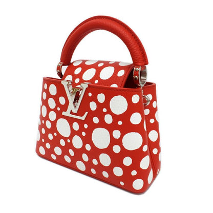 Louis Vuitton Lv×yk Capucines Mini Red Infinity Red M21692 Yayoi