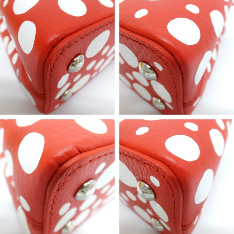 Louis Vuitton Lv×yk Capucines Mini Red Infinity Red M21692 Yayoi