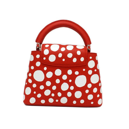 Louis Vuitton Lv×yk Capucines Mini Red Infinity Red M21692 Yayoi