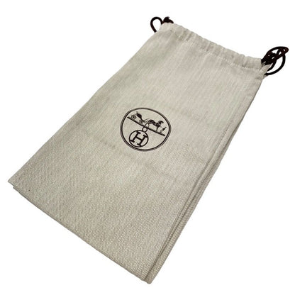 Hermes Oz Flat Shoes Slipper Sandals Mule Shoes Kelly Hardware Leather Black