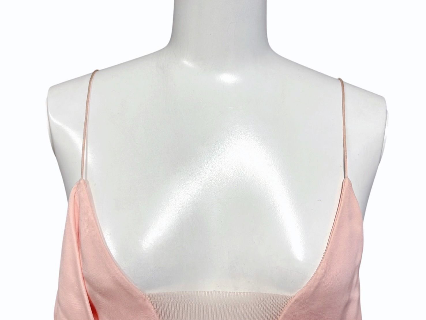 Celine Phoebe Philo Era Camisole Pink Rayon Nylon Polyurethane 36 — view 4
