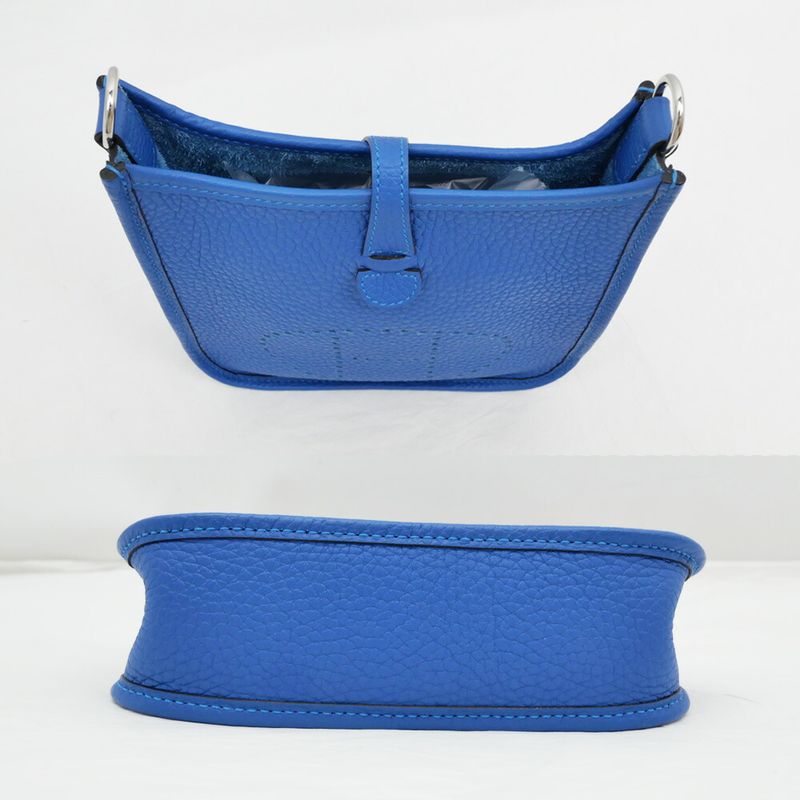 Hermes Evelyne T PM Amazon Blue - Shoulder - Bag Taurillon Clemence Y