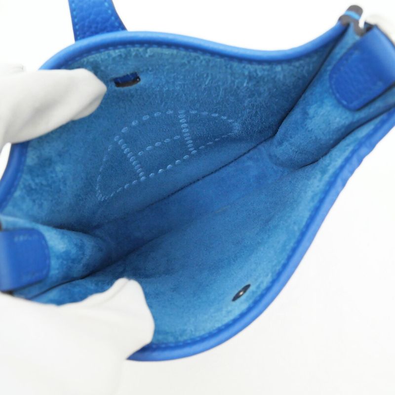 Hermes Evelyne T PM Amazon Blue - Shoulder - Bag Taurillon Clemence Y