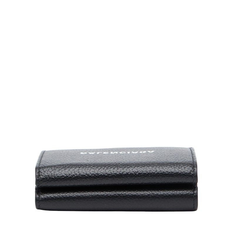 Balenciaga Reverse Logo Black Leather Women's Balenciaga