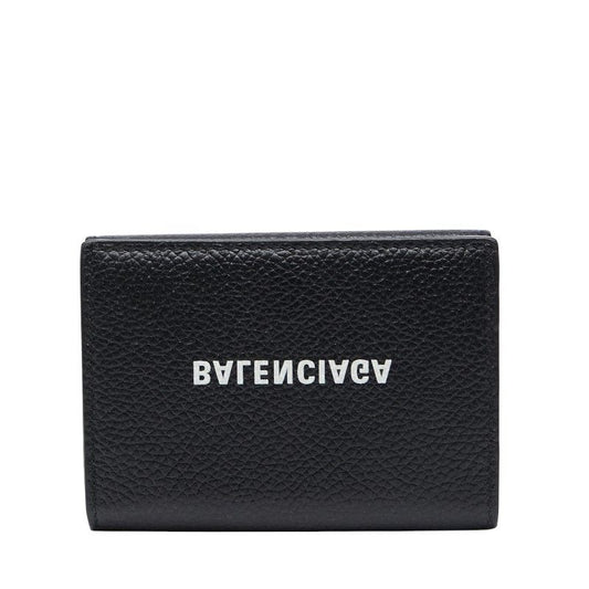 Balenciaga Reverse Logo Black Leather Women's Balenciaga