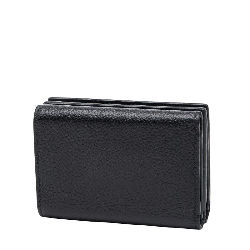 Balenciaga Reverse Logo Black Leather Women's Balenciaga