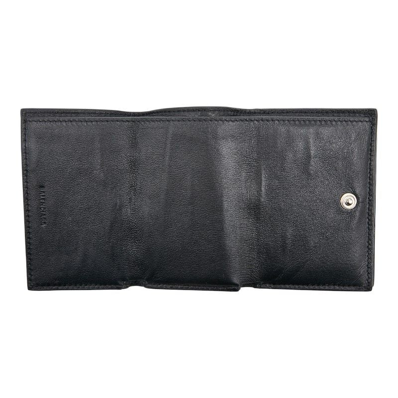 Balenciaga Reverse Logo Black Leather Women's Balenciaga