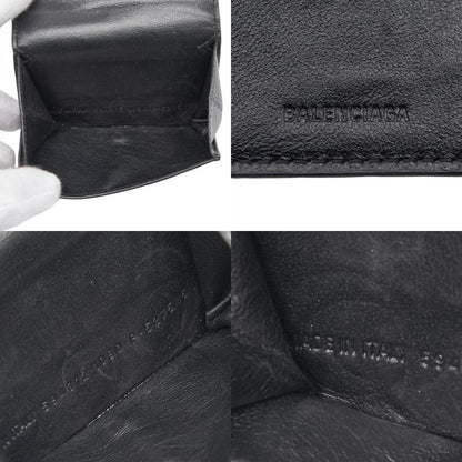 Balenciaga Reverse Logo Black Leather Women's Balenciaga