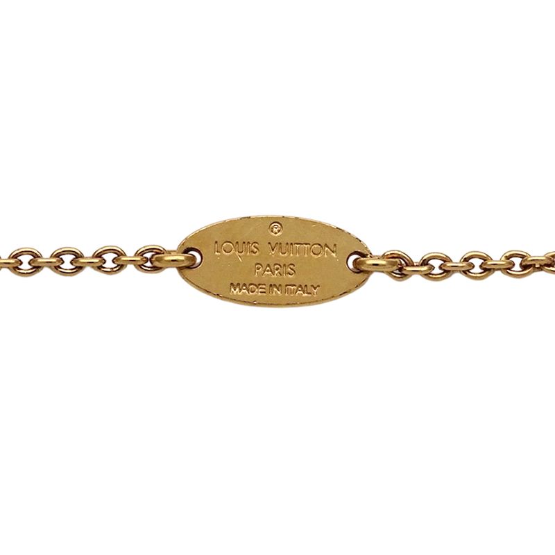 Louis Vuitton Bracelet Women's Brand Metal Bracelet ・essential V Gold M61084