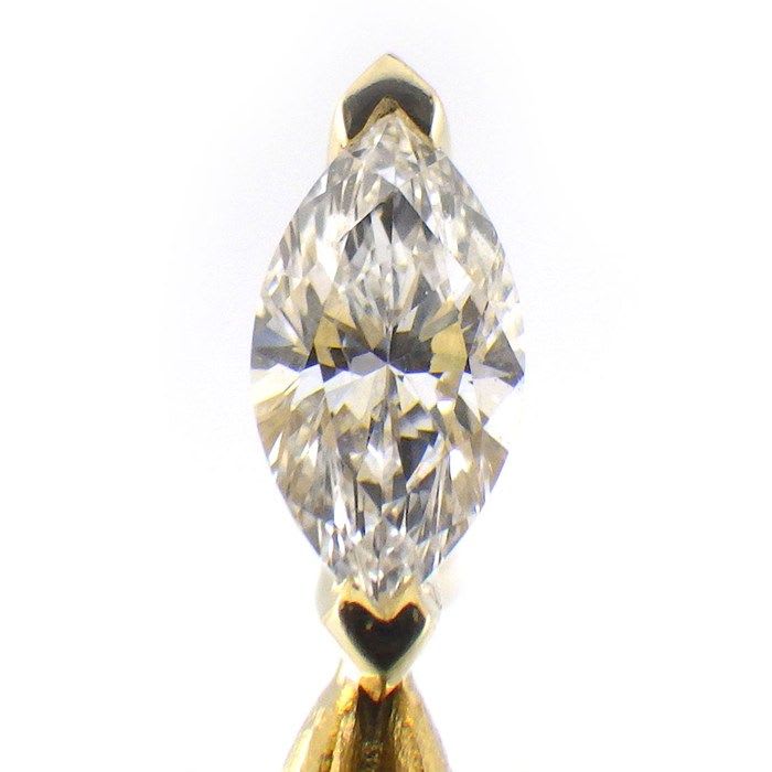 Tiffany & Co Earrings Victoria Vine Drop Diamond 0.495 CT 18K