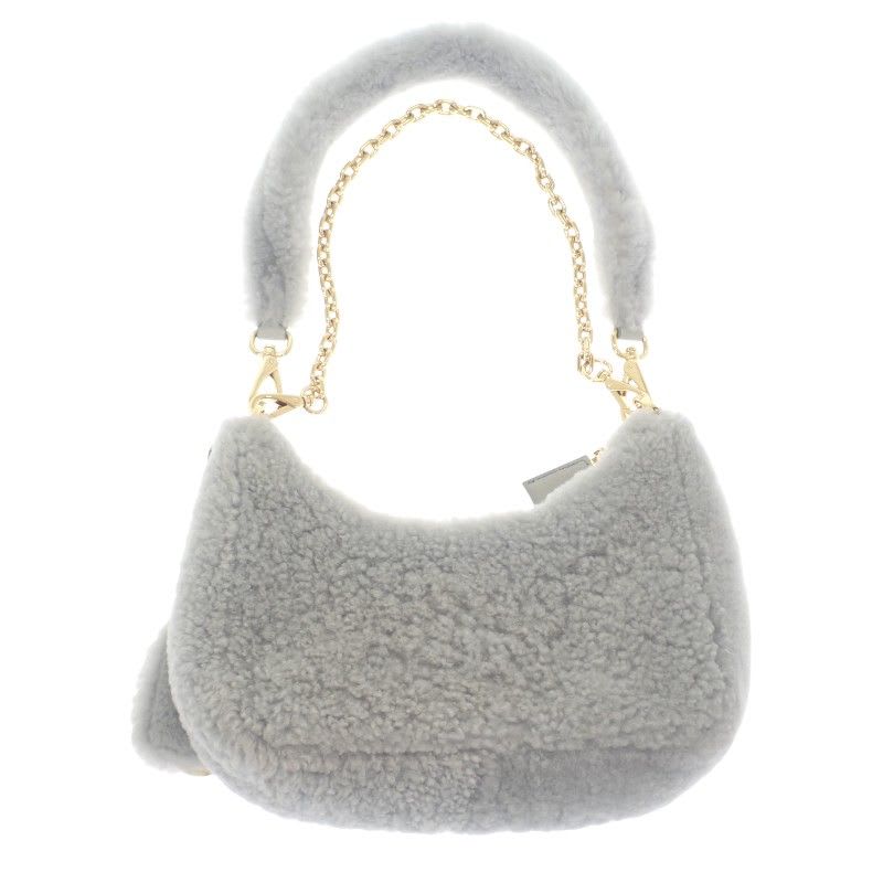 Prada Re-edition Shearling Mini 1 Bc204 2 EC9 F0591 Shoulder Bag 3-Way Fur