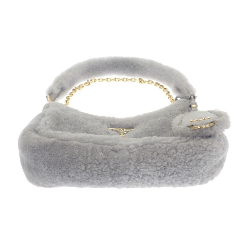 Prada Re-edition Shearling Mini 1 Bc204 2 EC9 F0591 Shoulder Bag 3-Way Fur