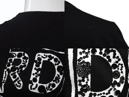 Dior Hard Core Short Sleeve T-Shirt Black Cotton 38 — view 7