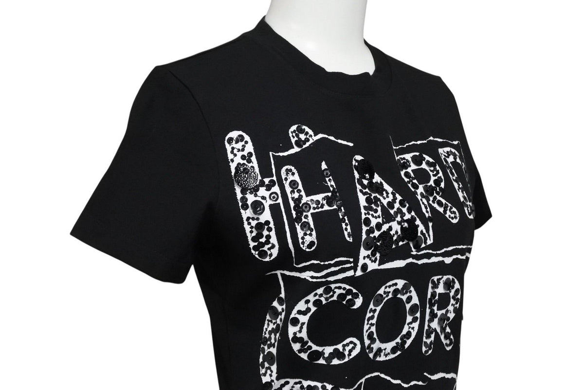Dior Hard Core Short Sleeve T-Shirt Black Cotton 38 — view 6