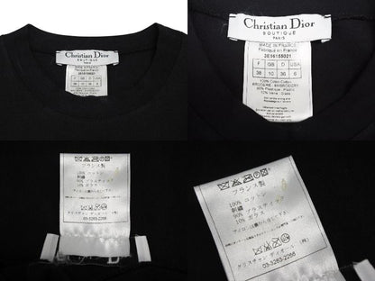 Dior Hard Core Short Sleeve T-Shirt Black Cotton 38 — view 8