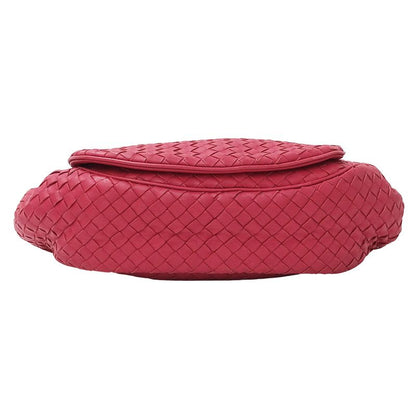 Bottega Veneta Bag Shoulder Intrecciato Leather Red Pink